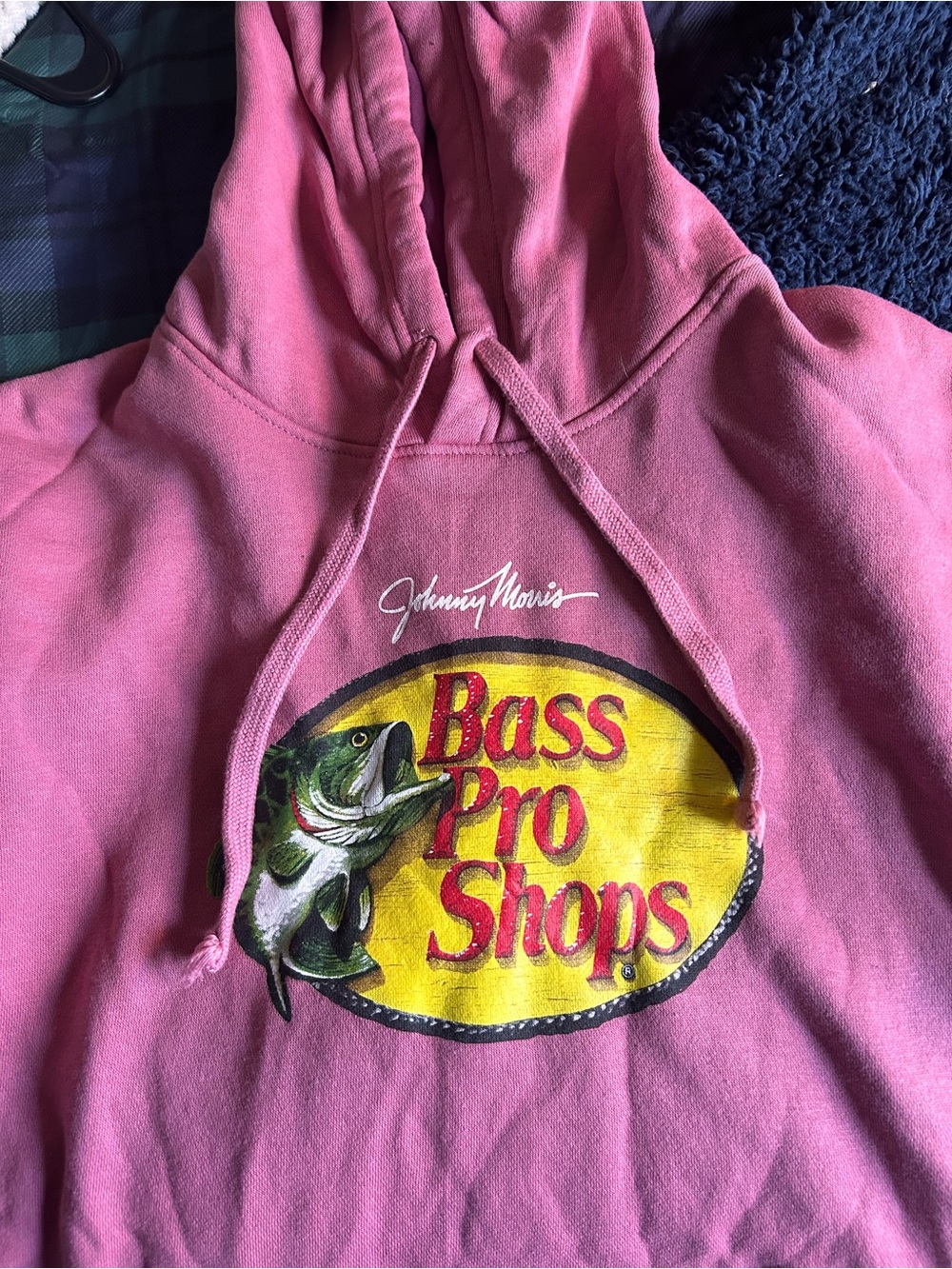 NWT Bass Pro Shops Hoodie Sweatshirt Pink Large